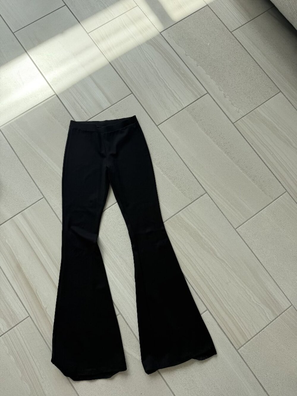 Puma By Rhianna Black Fitted Flared Pants